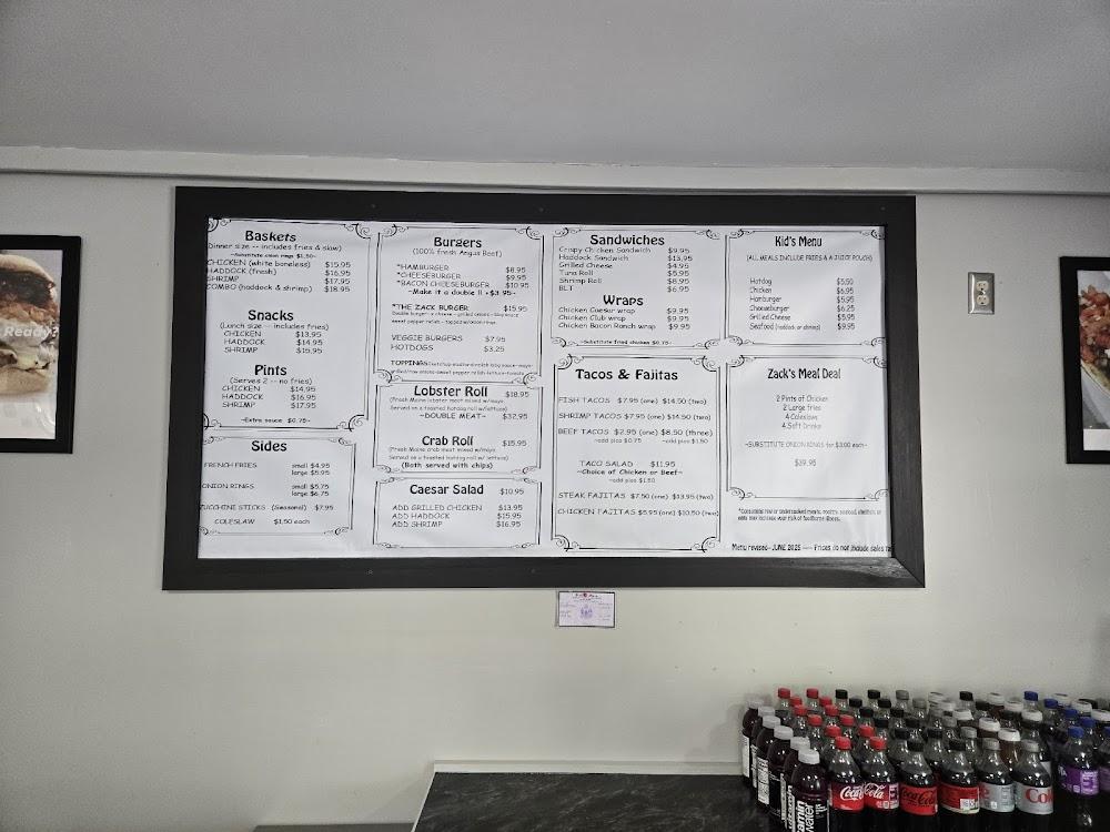 Zack's Place Menu image 4